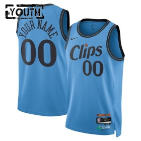 Dres Los Angeles Clippers Prilagođeni Nike 2024-25 City Edition Plava Swingman - Dječji